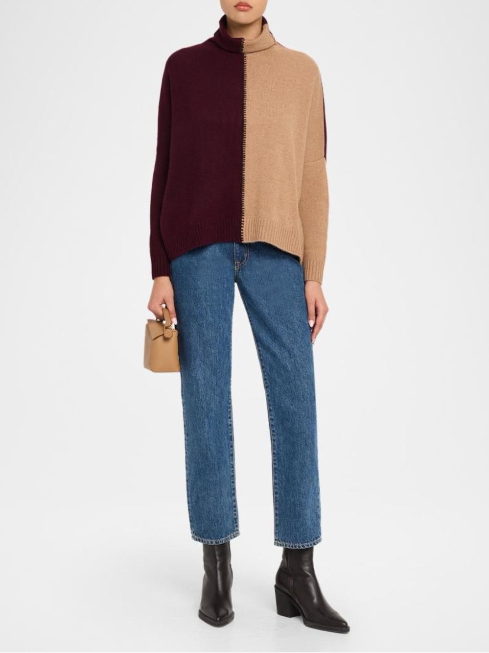 KUJTEN Cashmere Turtleneck Sweater